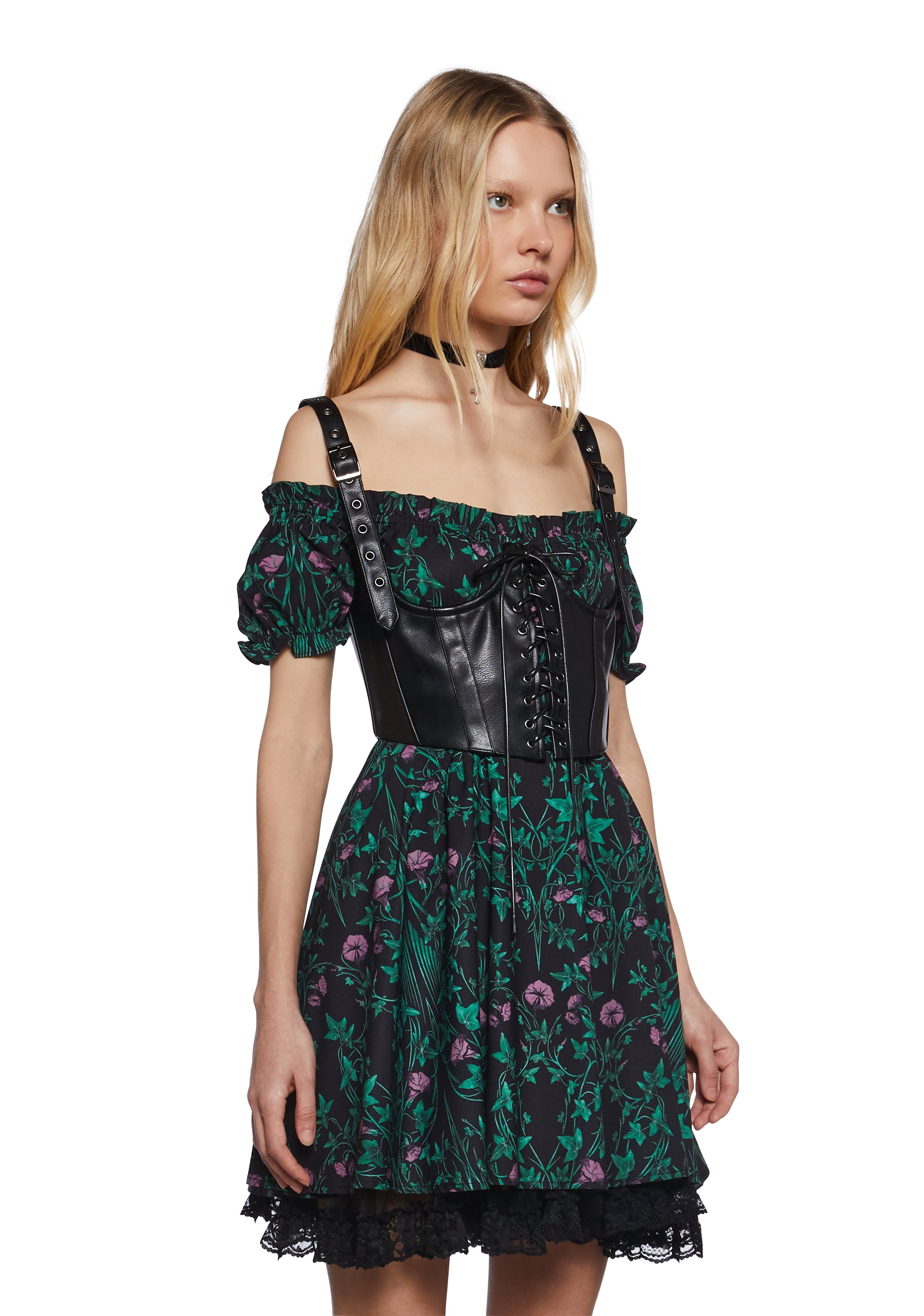 Herbal Magic Mini Dress - Image 3