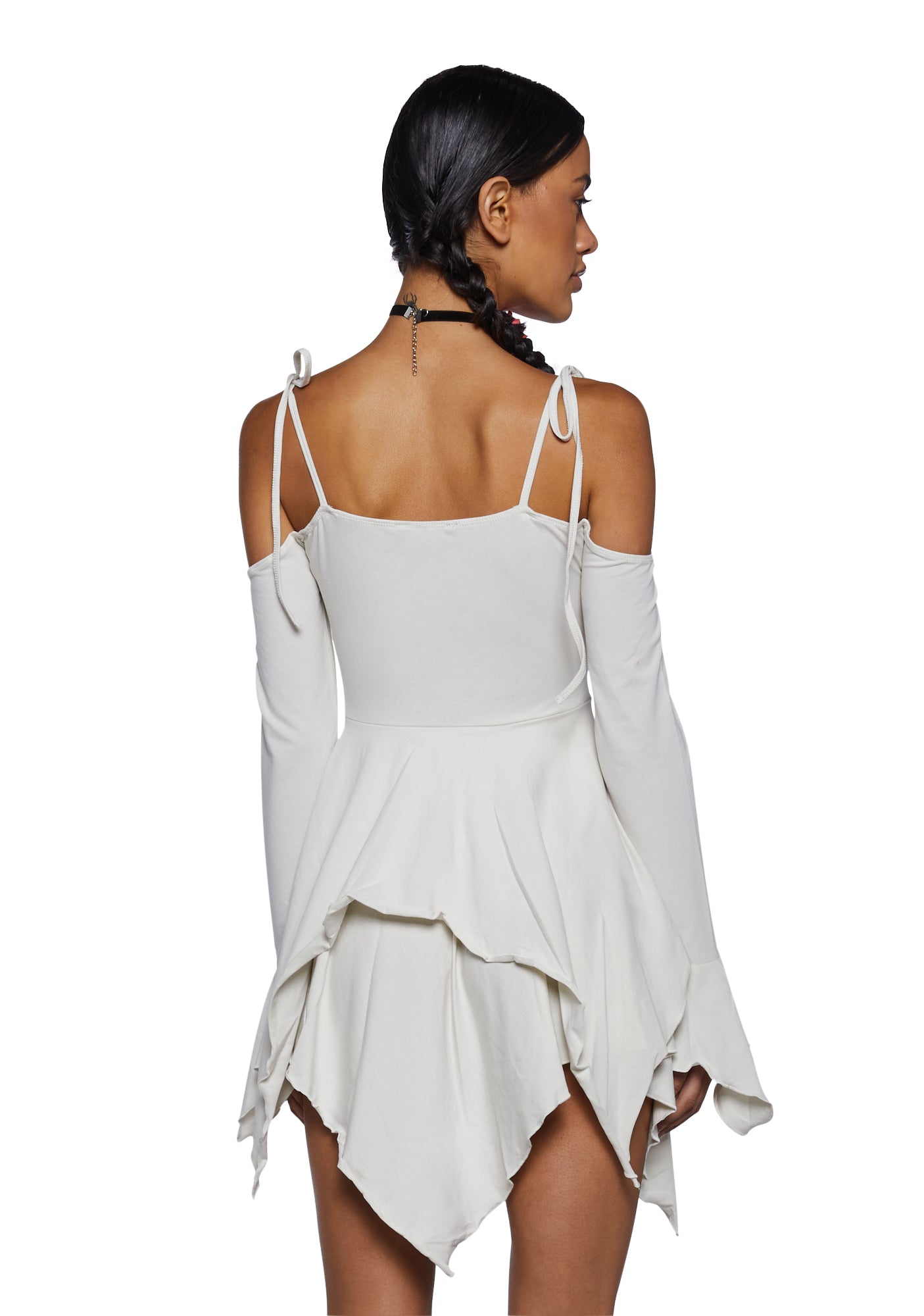 F Is For Fairies Handkerchief Dress - Ivory - Image 4