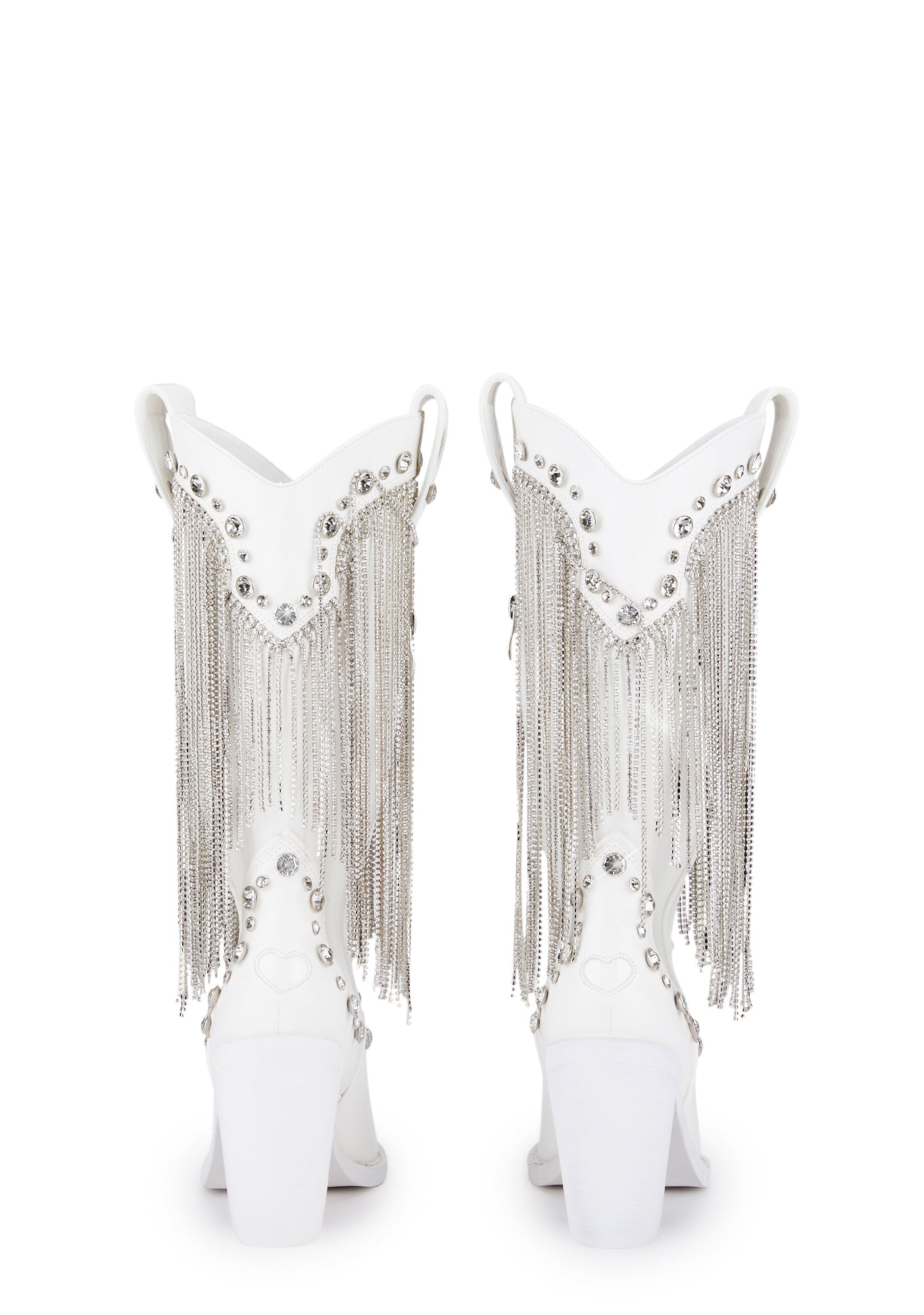 Present Perfect Cowboy Boots - White - Image 4