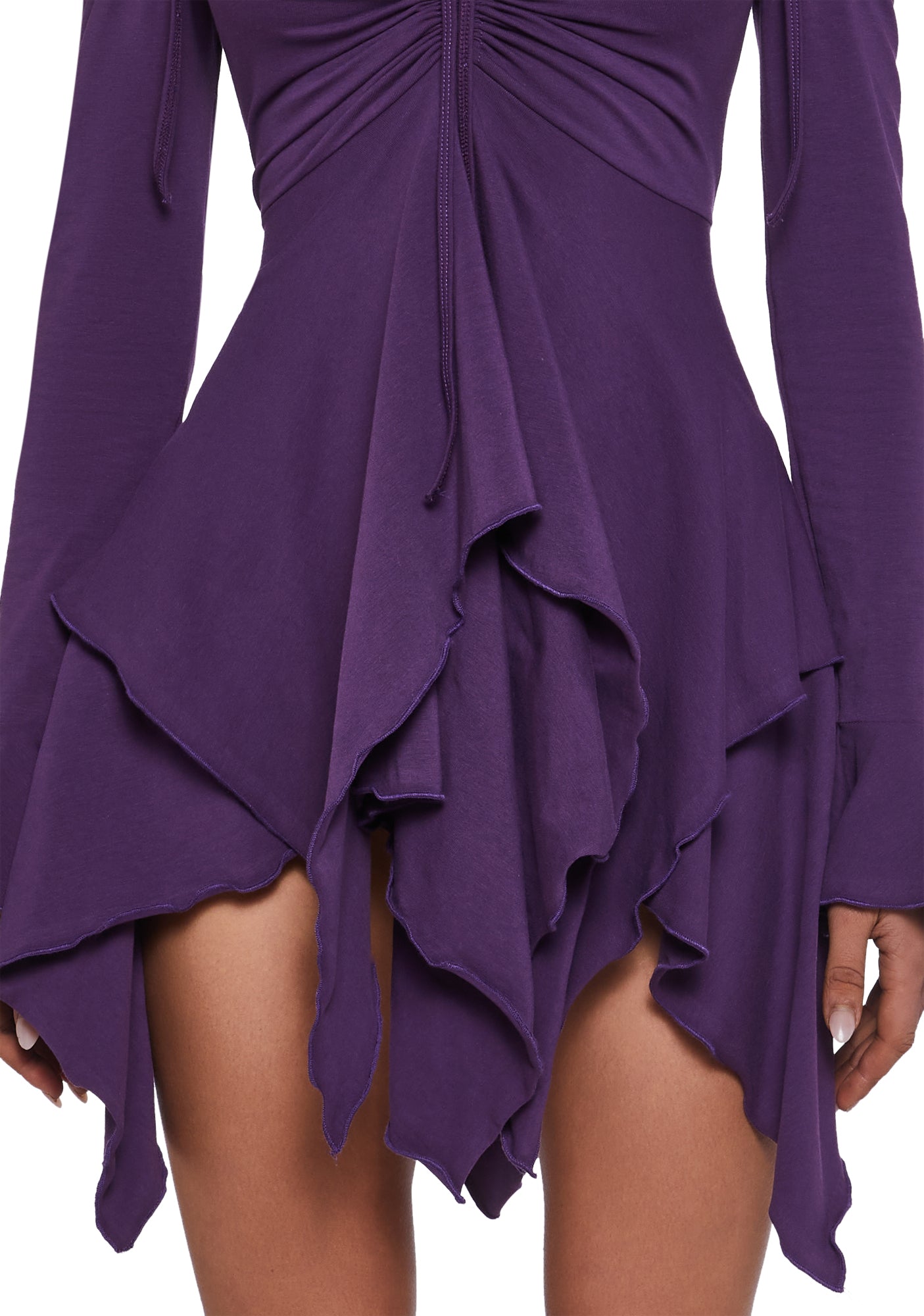 F Is For Fairies Handkerchief Dress - Violet - Image 5