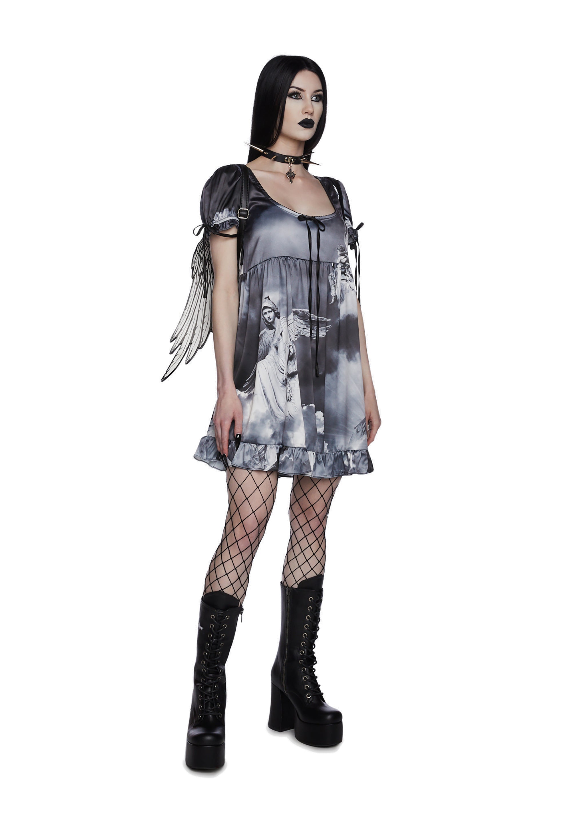 Alternative view of Revenant Faces Babydoll Dress