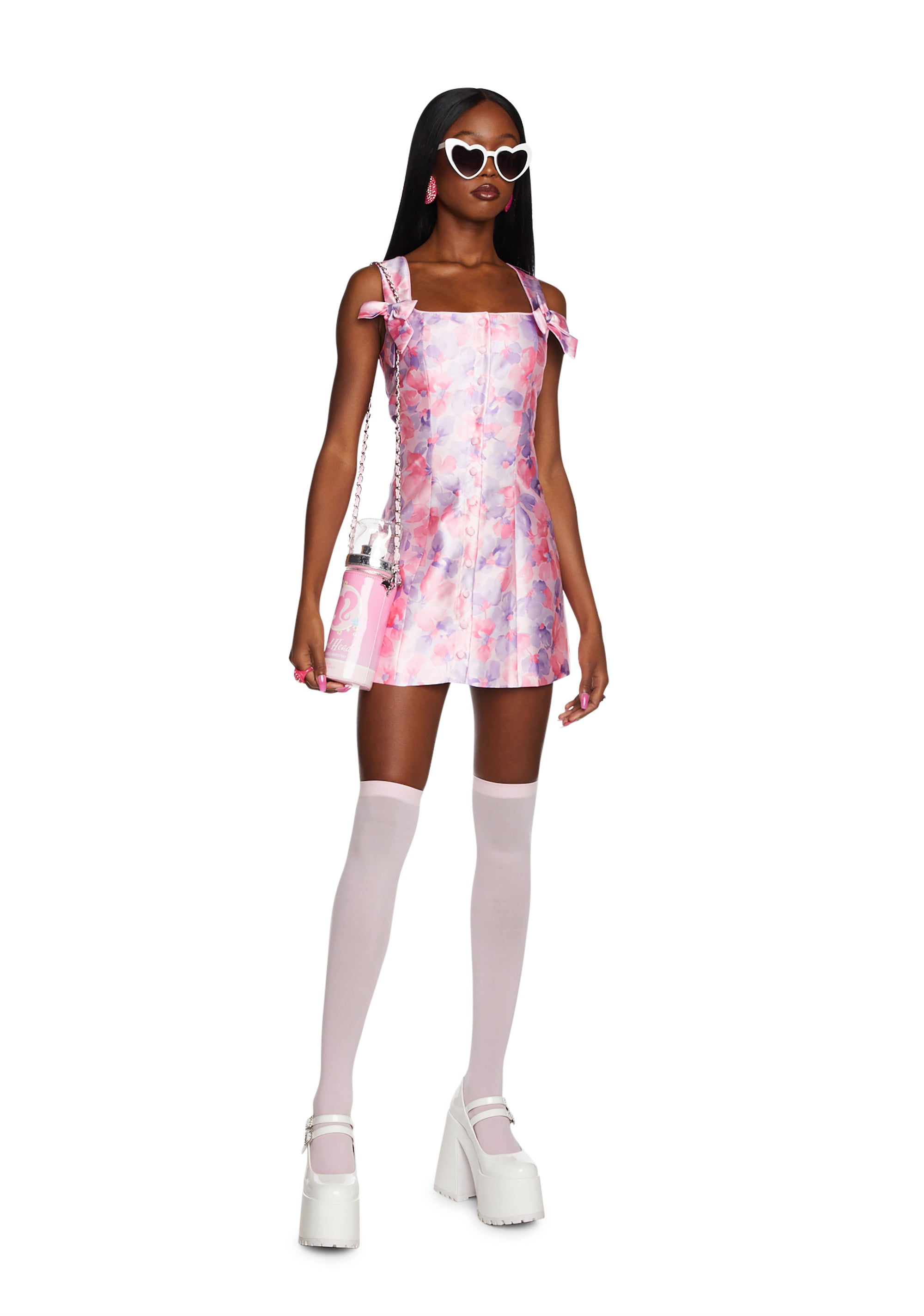 Flower Mania Mini Dress - Image 2