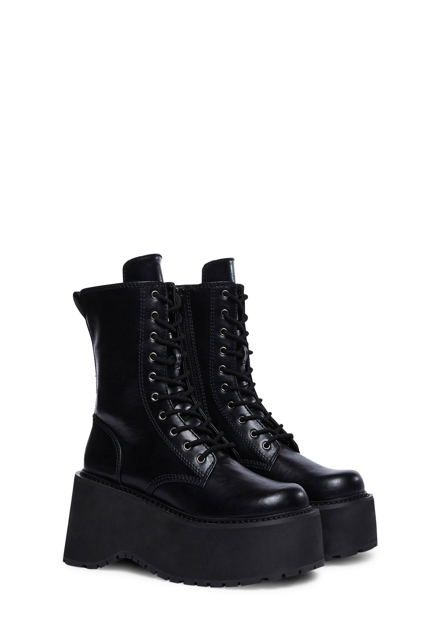 Grunge At Heart Combat Boots - Image 3